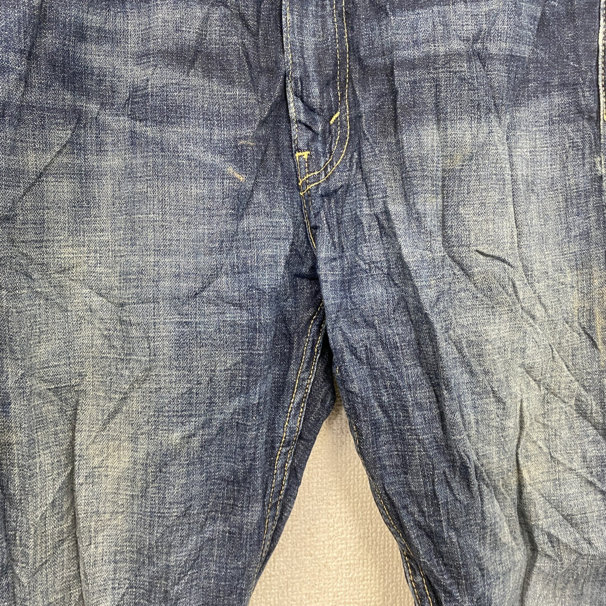 Levi’s　リーバイス　513　デニムパンツ/ジーンズ　縦落ち　インディゴ　W32サイズ　古着