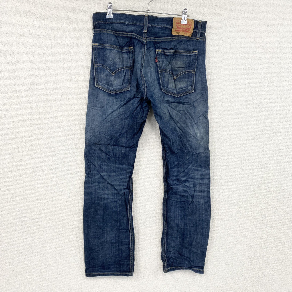Levi’s　リーバイス　513　デニムパンツ/ジーンズ　縦落ち　インディゴ　W32サイズ　古着