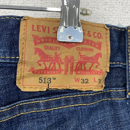 Levi’s　リーバイス　513　デニムパンツ/ジーンズ　縦落ち　インディゴ　W32サイズ