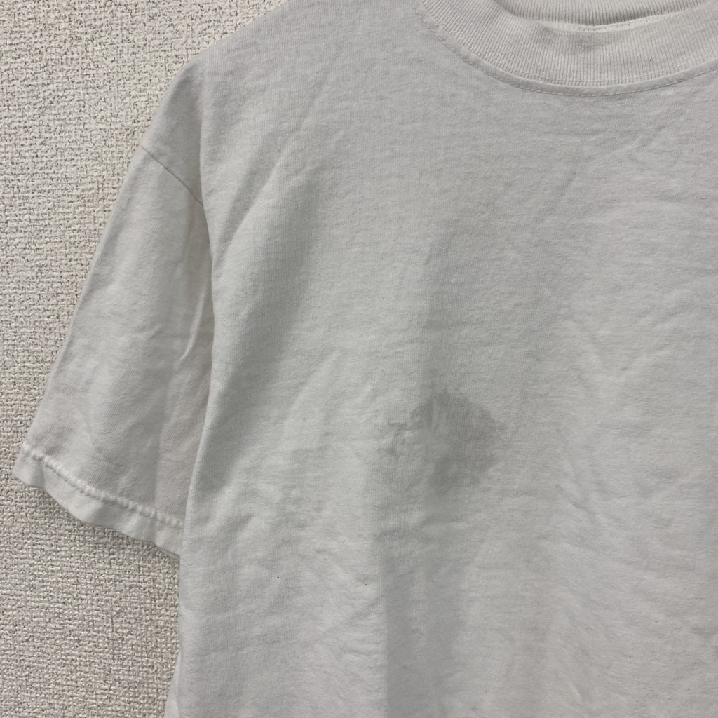 anvil　NESCAFE　ネスカフェ　半袖プリントTシャツ　白　ホワイト　Mサイズ カットソー メンズ コットン 古着