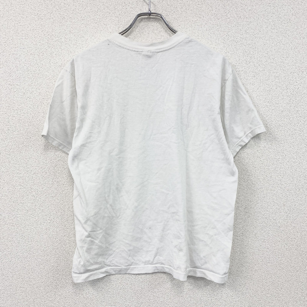 anvil　NESCAFE　ネスカフェ　半袖プリントTシャツ　白　ホワイト　Mサイズ カットソー メンズ コットン 古着