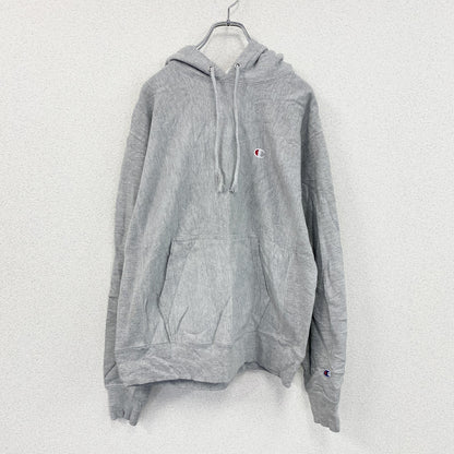 Champion　チャンピオン　リバースウィーブ　スウェットパーカー/フーディー　灰色　グレー　Mサイズ