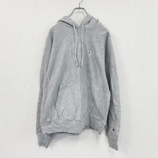 Champion　チャンピオン　リバースウィーブ　スウェットパーカー/フーディー　灰色　グレー　Mサイズ