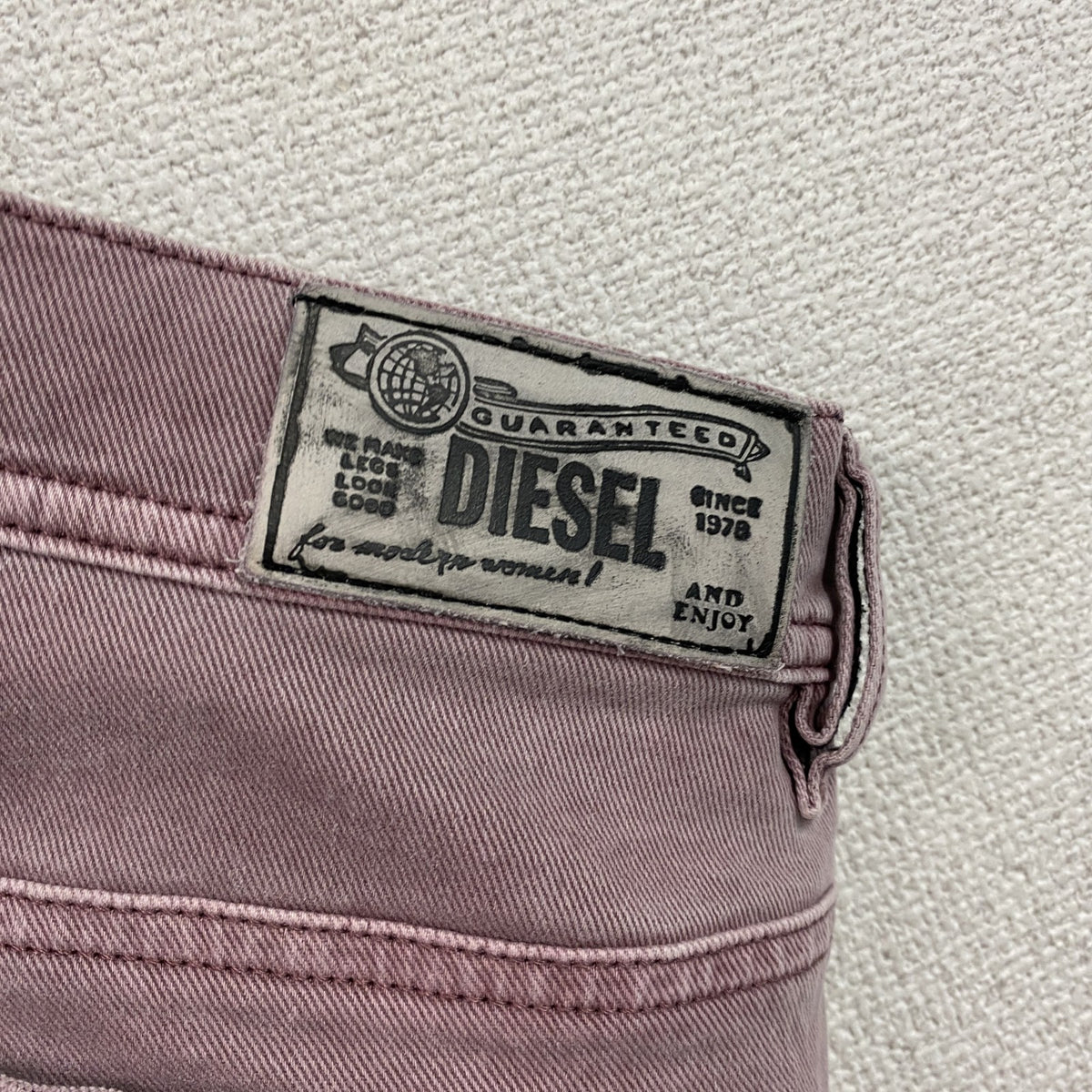 DIESEL　ディーゼル　ハーフパンツ/ショートパンツ　ピンク　古着