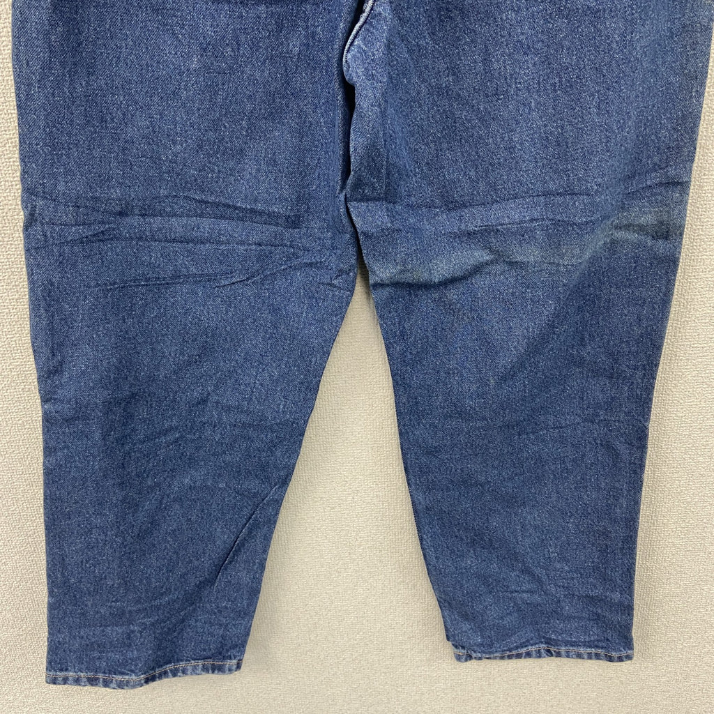 L.L.Bean　エルエルビーン　デニムパンツ/ジーンズ　ジップフライ　革パッチ　インディゴ　14PETサイズ　古着