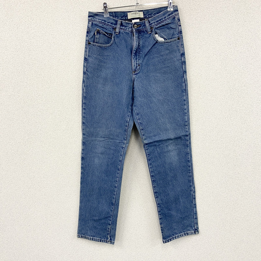 ～00s　L.L.Bean　エルエルビーン　デニムパンツ/ジーンズ　ジップフライ　ネル生地ライナー　革パッチ　インディゴ　W30サイズ　古着
