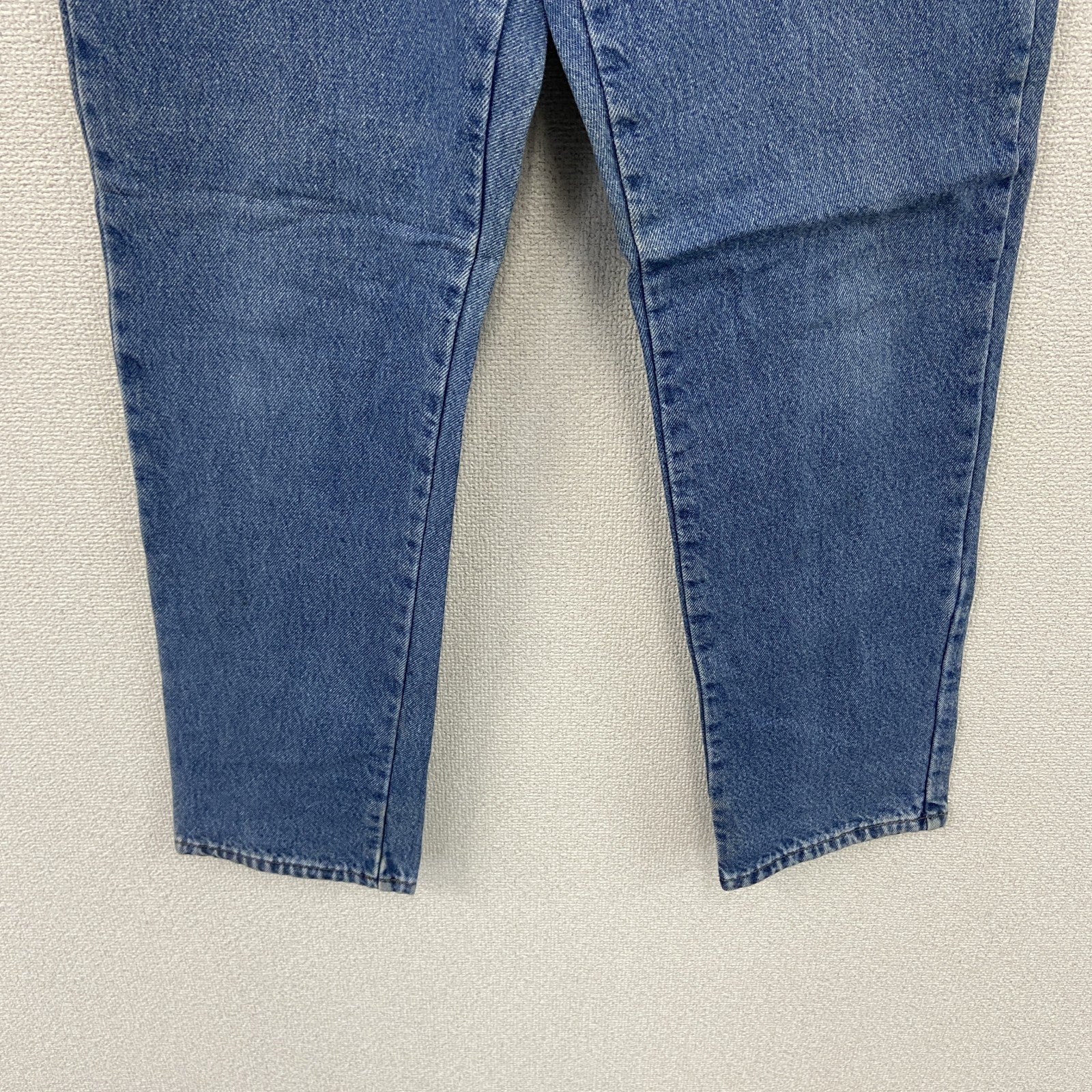 ～00s　L.L.Bean　エルエルビーン　デニムパンツ/ジーンズ　ジップフライ　ネル生地ライナー　革パッチ　インディゴ　W30サイズ　古着