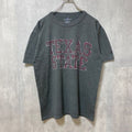 RUSSELL ラッセル　TEXAS STATE　半袖カレッジプリントTシャツ　グレー　灰色　大学　Sサイズ　古着