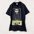 JERZEES　半袖アーティストTシャツ　Gangnam Style　江南スタイル　PSY　黒　ブラック　Mサイズ　古着