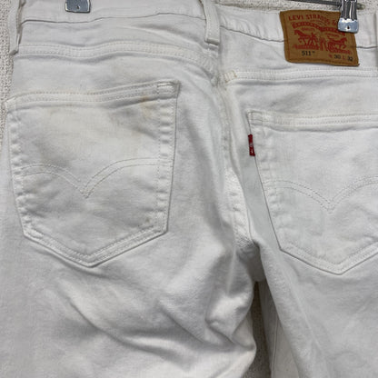 Levi’s　リーバイス　511　ホワイトデニムパンツ/ジーンズ　白　ホワイト　W30サイズ
