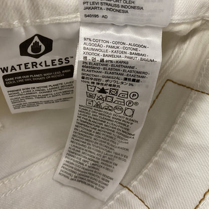 Levi’s　リーバイス　511　ホワイトデニムパンツ/ジーンズ　白　ホワイト　W30サイズ