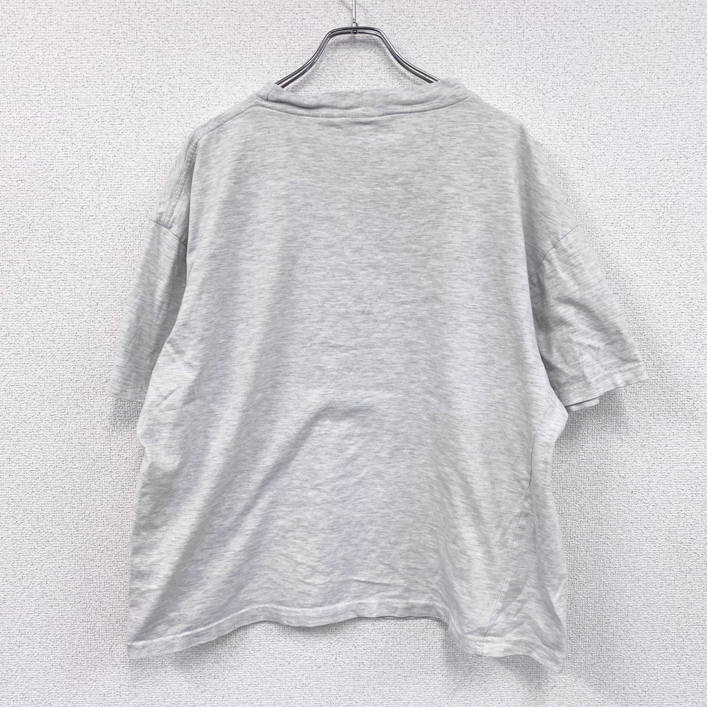 ～00s　Disney　ディズニー　Mickey　ミッキー　半袖Tシャツ　キャラクターT　霜降りグレー　XLサイズ　古着