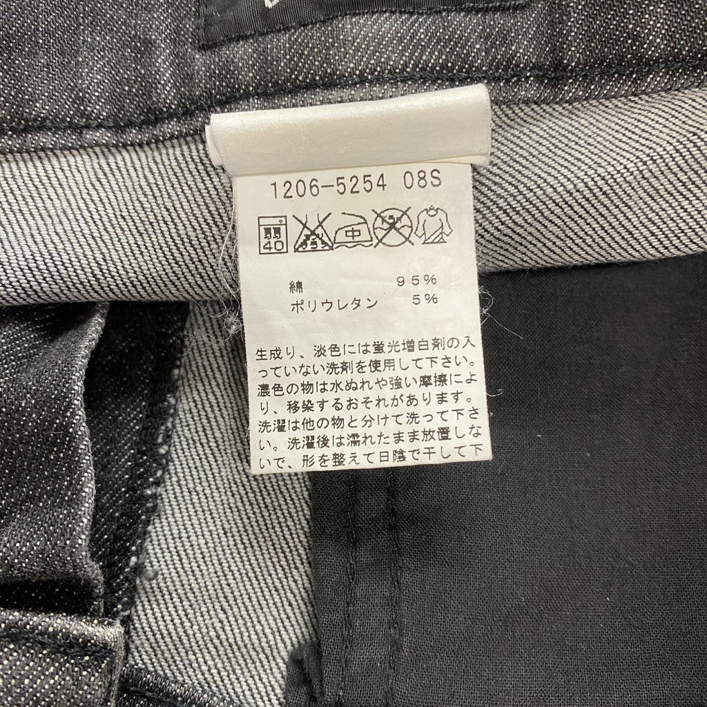 agnes b.　アニエスベー　デニムパンツジーンズ　ジップフライ　サンライズ期　黒　ブラック　38サイズ　古着