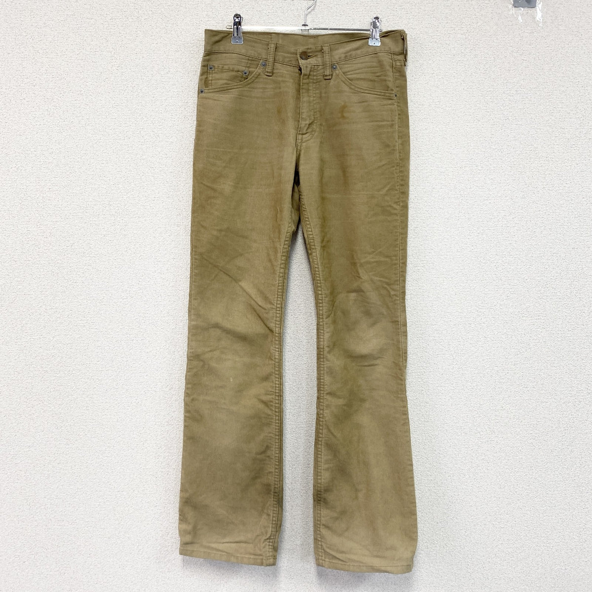 Levi's　リーバイス　517　コーデュロイパンツ　ブーツカット　キャメル　W30サイズ メンズ コットン ポリエステル 古着