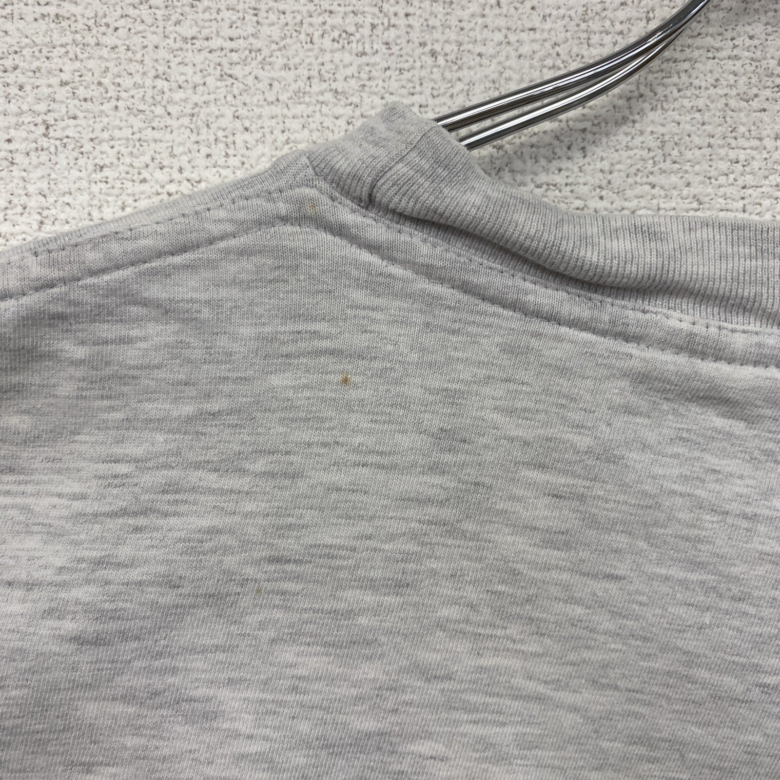 ～00s　Disney　ディズニー　Mickey　ミッキー　半袖Tシャツ　キャラクターT　霜降りグレー　XLサイズ　古着