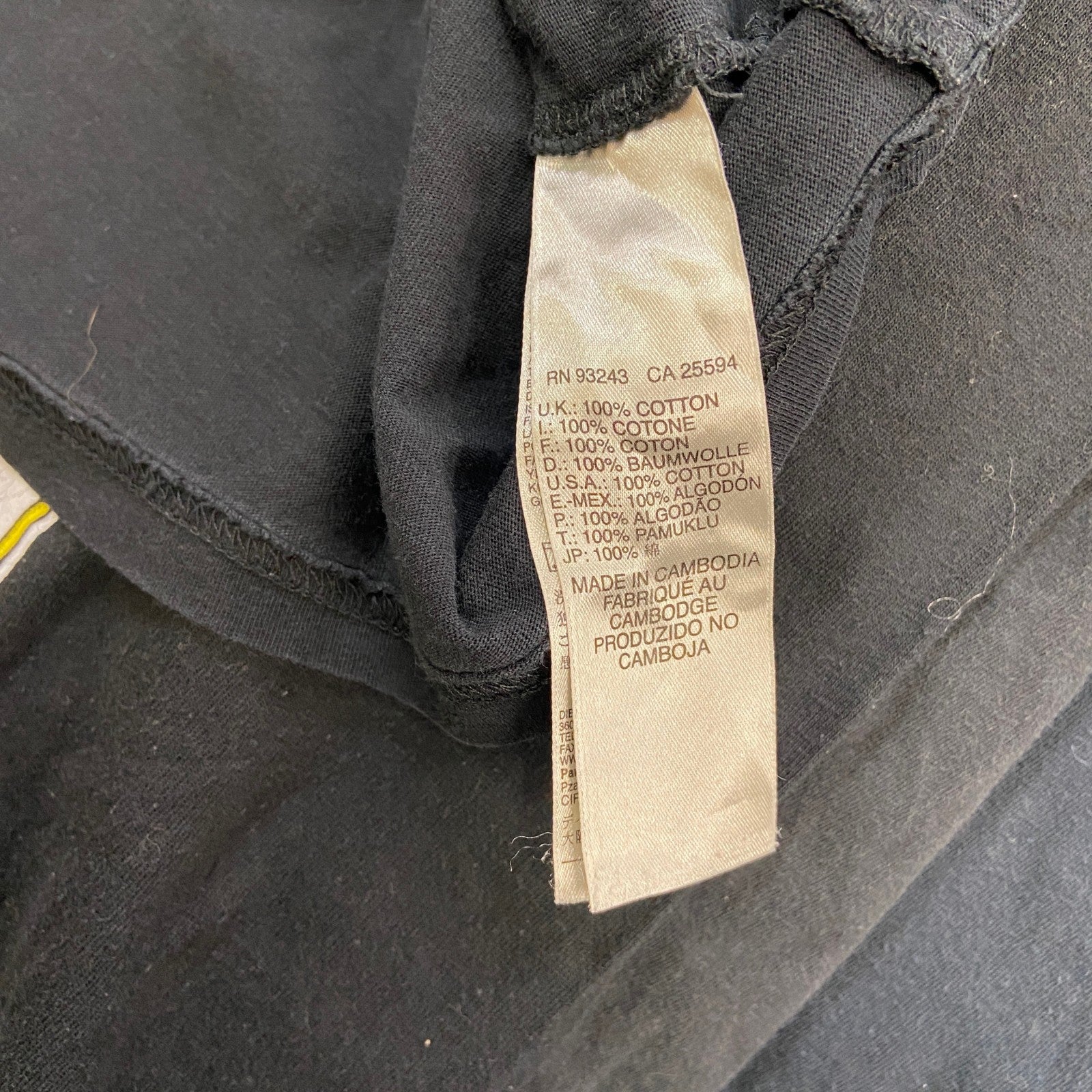 DIESEL　ディーゼル　半袖プリントTシャツ　黒　ブラック　Sサイズ　古着