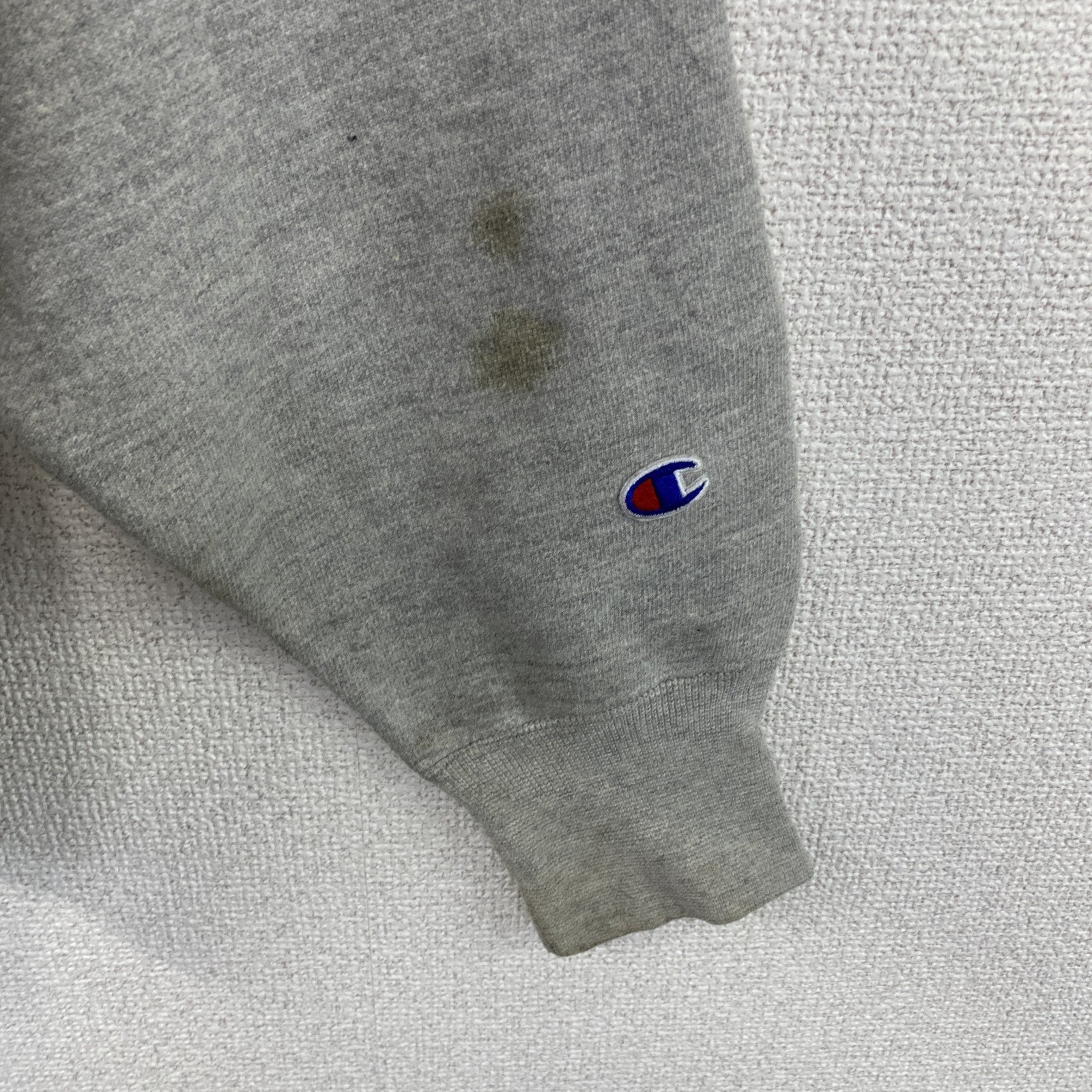 Champion　チャンピオン　リバースウィーブ　スウェットパーカー/フーディー　単色タグ　復刻　灰色　グレー　XLサイズ　古着