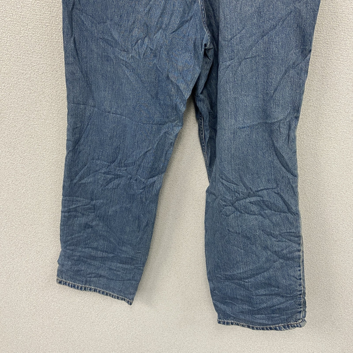 L.L.Bean　エルエルビーン　デニムパンツ/ジーンズ　ジップフライ　革パッチ　インディゴ　W36サイズ　古着