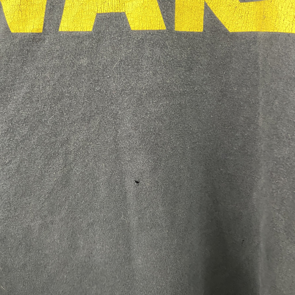 GILDAN　ギルダン　半袖プリントTシャツ　パロディT　PAC WARS　黒　ブラック　XLサイズ　古着