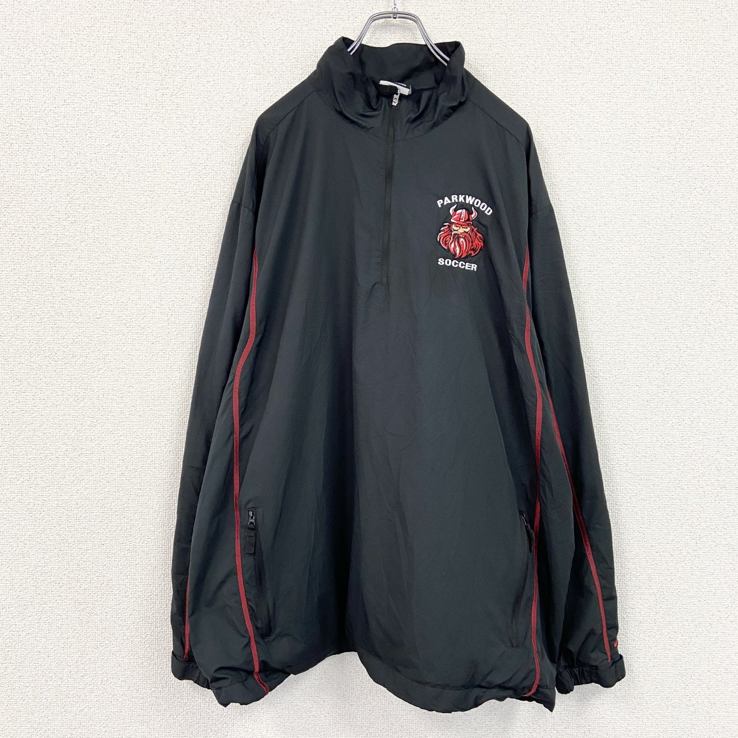 NIKE GOLF　ナイキゴルフ　フルジップナイロンジャケット　黒　ブラック　2XLサイズ