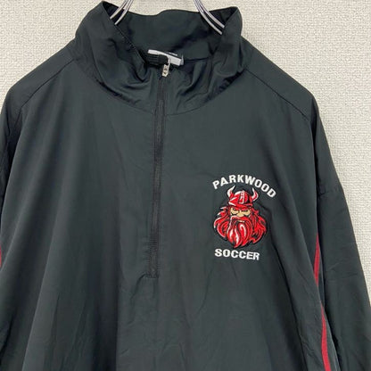 NIKE GOLF　ナイキゴルフ　フルジップナイロンジャケット　黒　ブラック　2XLサイズ