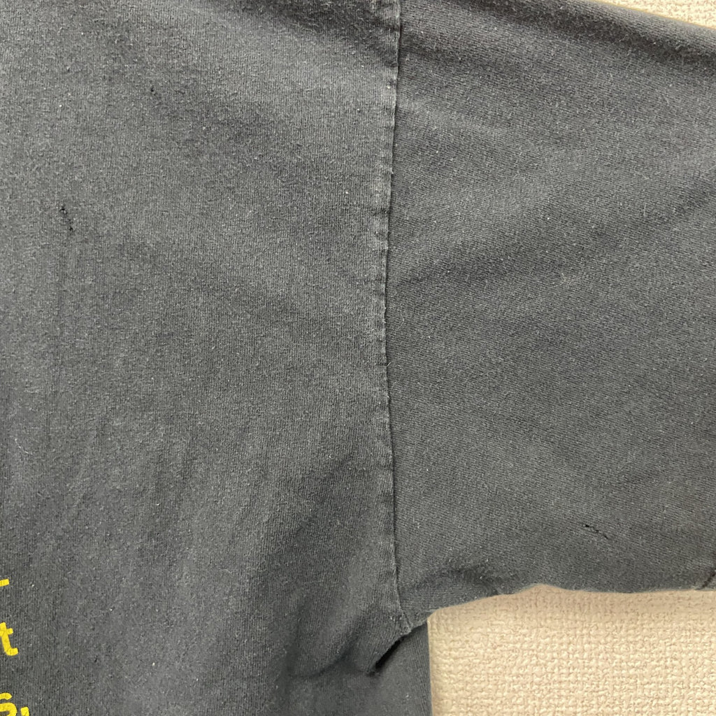 GILDAN　ギルダン　半袖プリントTシャツ　パロディT　PAC WARS　黒　ブラック　XLサイズ　古着