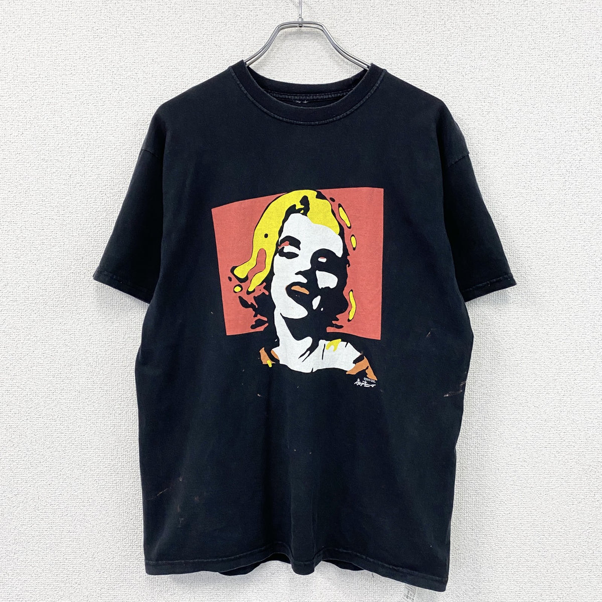 JOURNAL STANDARD relume　レリューム　ジョージバリス　マリリンモンロー　半袖プリントTシャツ　黒　ブラック　Lサイズ　古着