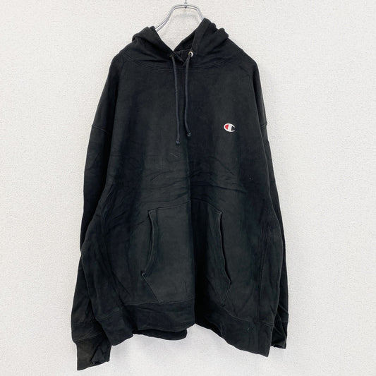 Champion　チャンピオン　リバースウィーブ　スウェットパーカー/フーディー　黒　ブラック　2XLサイズ