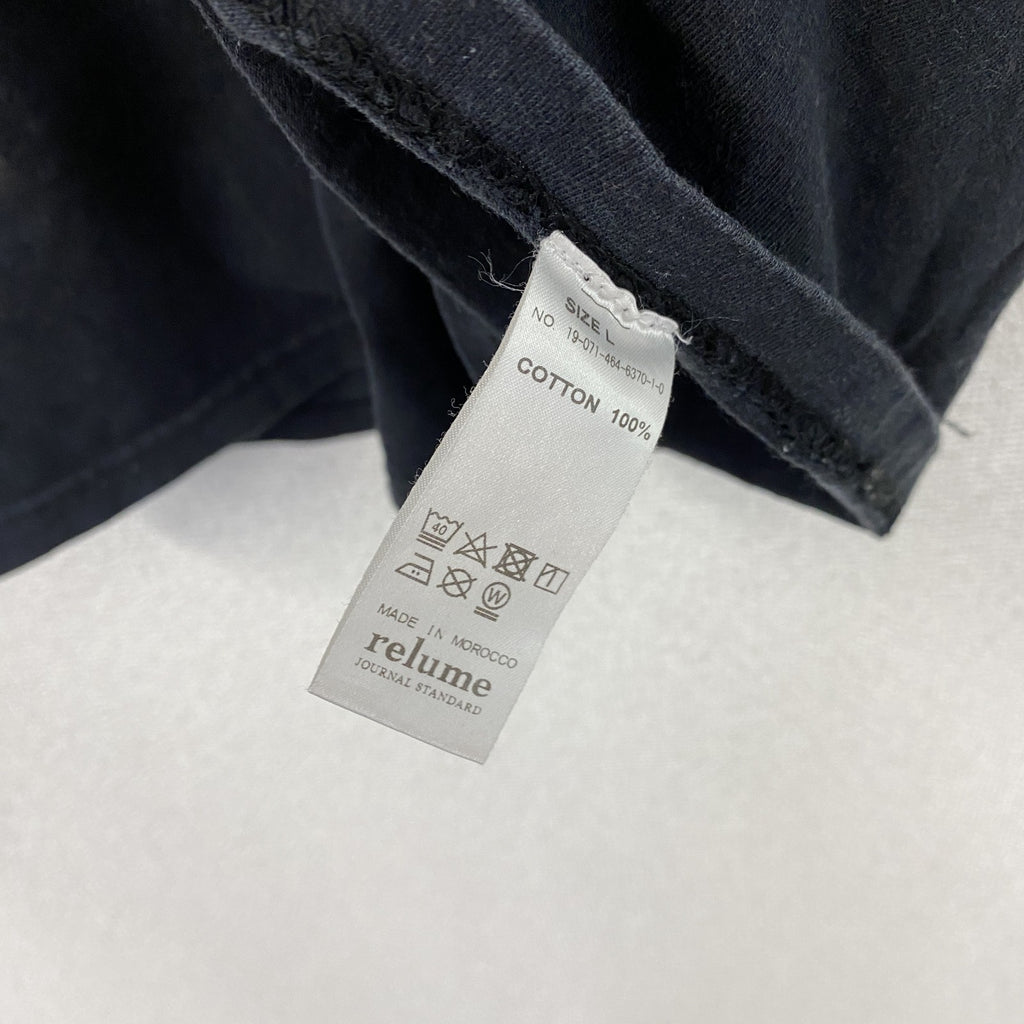 JOURNAL STANDARD relume　レリューム　ジョージバリス　マリリンモンロー　半袖プリントTシャツ　黒　ブラック　Lサイズ　古着