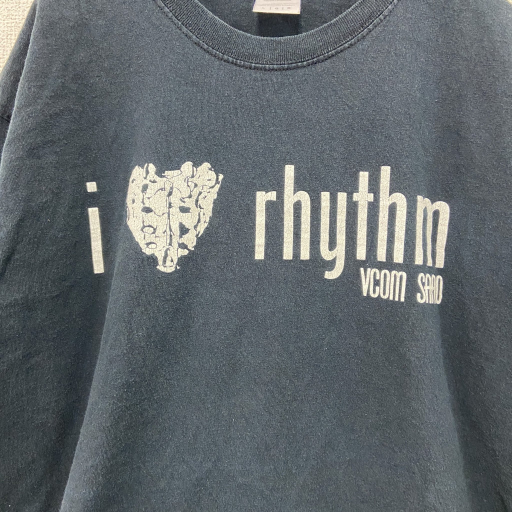 GILDAN　ギルダン　半袖プリントTシャツ　ITシャツ　両面プリント　黒　ブラック　Lサイズ　古着