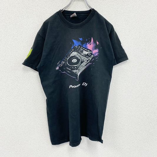 FRUIT OF THE LOOM　フルーツオブザルーム　Pioneer DJ　半袖プリントTシャツ　黒　ブラック　Lサイズ