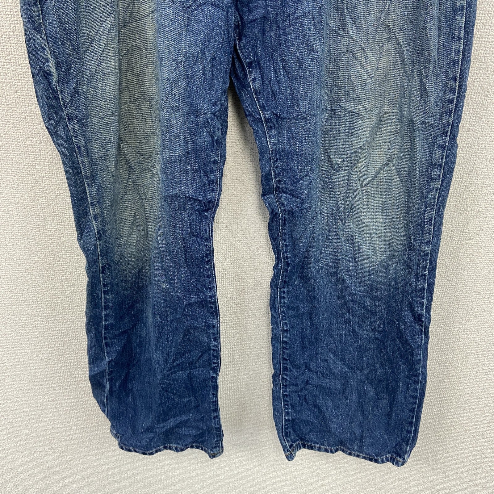 L.L.Bean　エルエルビーン　デニムパンツ/ジーンズ　ジップフライ　縦落ち　インディゴ　W40サイズ　古着