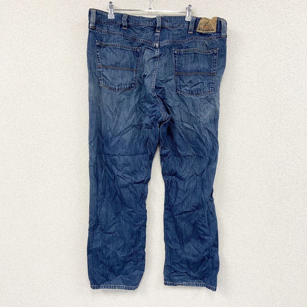 L.L.Bean　エルエルビーン　デニムパンツ/ジーンズ　ジップフライ　縦落ち　インディゴ　W40サイズ　古着