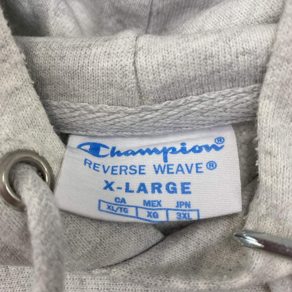 Champion　チャンピオン　リバースウィーブ　スウェットパーカー/フーディー　霜降りグレー　XLサイズ トレーナー スウェットトップス フード付き 古着
