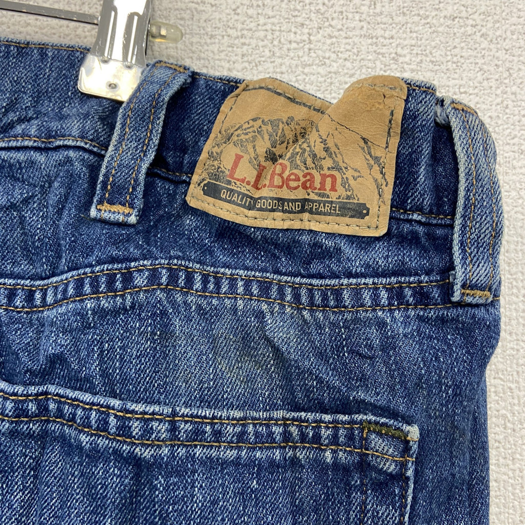 L.L.Bean　エルエルビーン　デニムパンツ/ジーンズ　ジップフライ　縦落ち　インディゴ　W40サイズ　古着