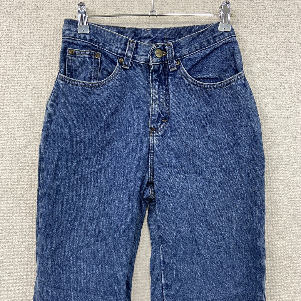 ～90s　L.L.Bean　エルエルビーン　デニムパンツ/ジーンズ　ジップフライ　ネル生地ライナー　革パッチ　インディゴ　　ヴィンテージ　古着