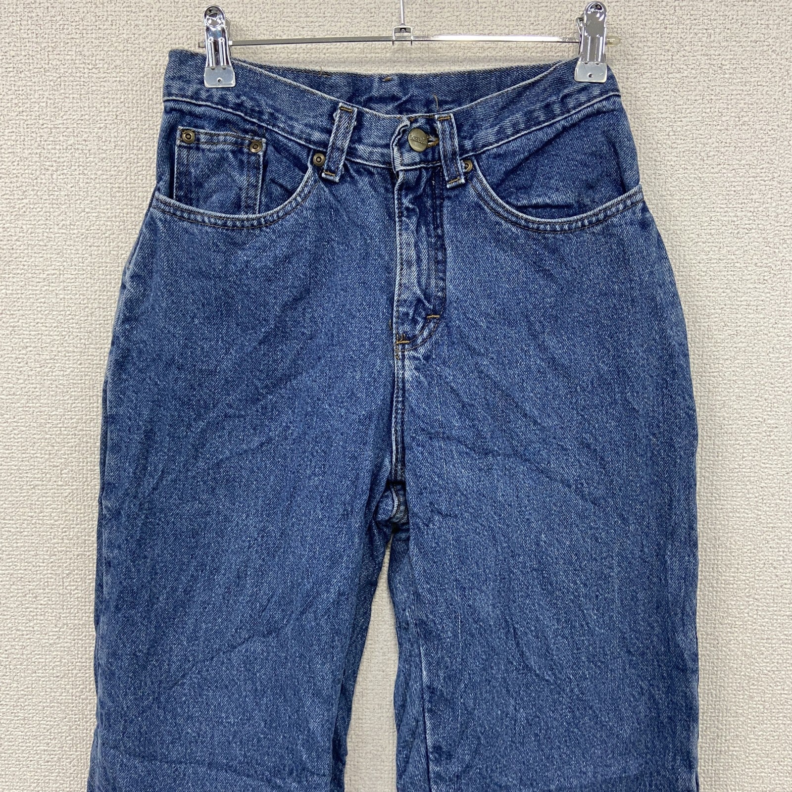 ～90s　L.L.Bean　エルエルビーン　デニムパンツ/ジーンズ　ジップフライ　ネル生地ライナー　革パッチ　インディゴ　　ヴィンテージ　古着