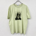 The Notorious B.I.G.　ビギ―　半袖プリントラッパーTシャツ　ヒップホップ　緑　グリーン　Lサイズ　古着