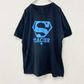 FRUIT OF THE LOOM　フルーツオブザルーム　半袖Tシャツ　パロディT　スーパーマン　ブラック　XLサイズ　古着