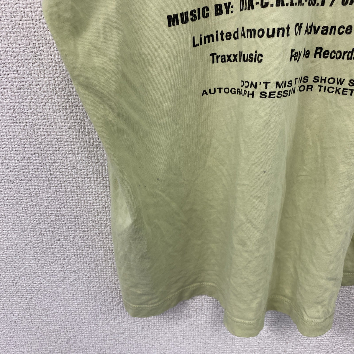 The Notorious B.I.G.　ビギ―　半袖プリントラッパーTシャツ　ヒップホップ　緑　グリーン　Lサイズ　古着
