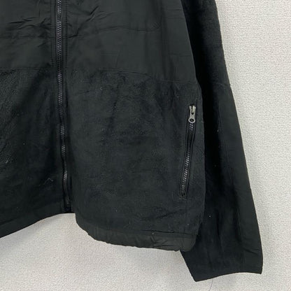 90s　Polo by Ralph Lauren　ラルフローレン　フリース切替ブルゾン　黒　ブラック　XLサイズ