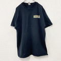 GILDAN　ギルダン　半袖プリントTシャツ　企業T　SANTORO OIL　黒　ブラック　XLサイズ　古着