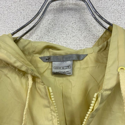 00s　NIKE　ナイキ　ナイロンジャケット　フルジップパーカー　ヴィンテージ　黄　イエロー　Lサイズ