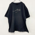 SAMA　半袖プリントTシャツ　Formentera　フォルメンテーラトカゲ　黒　ブラック　XXLサイズ　古着
