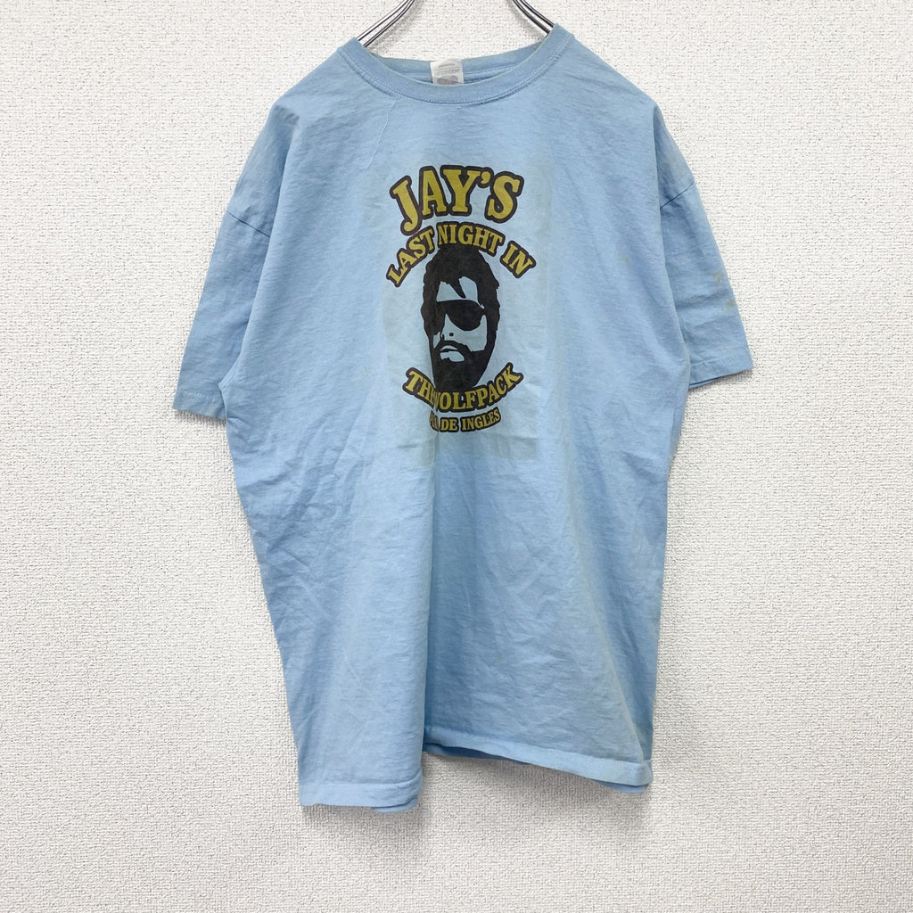 The Hangover　ハングオーバー　FRUIT OF THE LOOM　半袖Tシャツ　ライトブルー　XLサイズ　古着