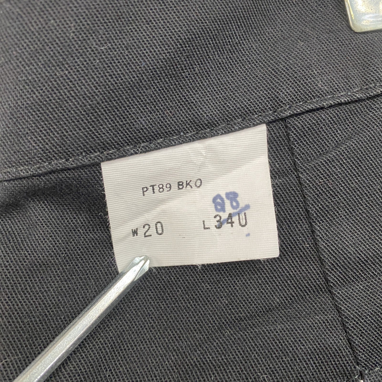 REDKAP　レッドキャップ　カーゴパンツ　ワークパンツ　黒　ブラック　W20サイズ　古着