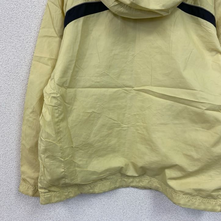 00s　NIKE　ナイキ　ナイロンジャケット　フルジップパーカー　ヴィンテージ　黄　イエロー　Lサイズ