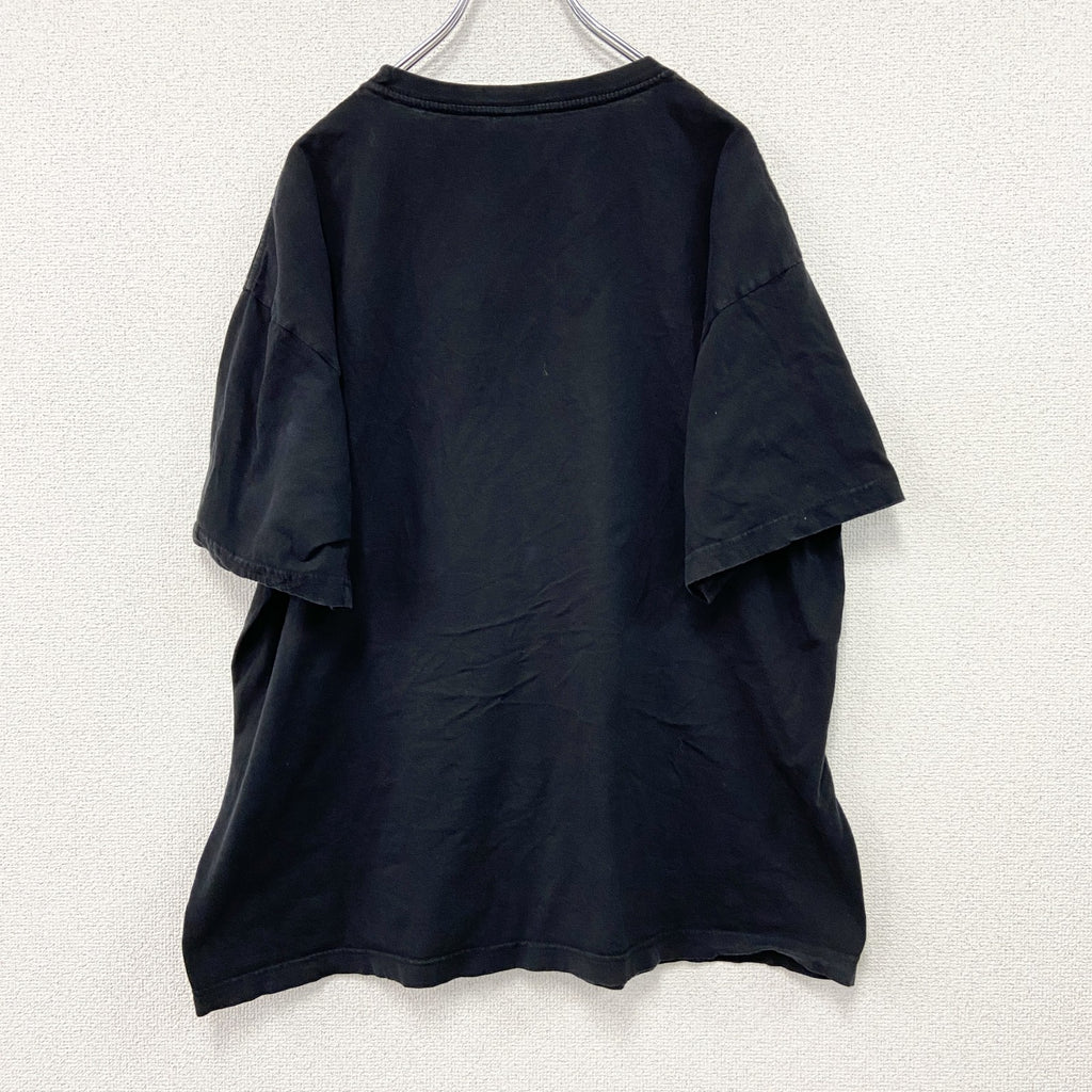 SAMA　半袖プリントTシャツ　Formentera　フォルメンテーラトカゲ　黒　ブラック　XXLサイズ　古着