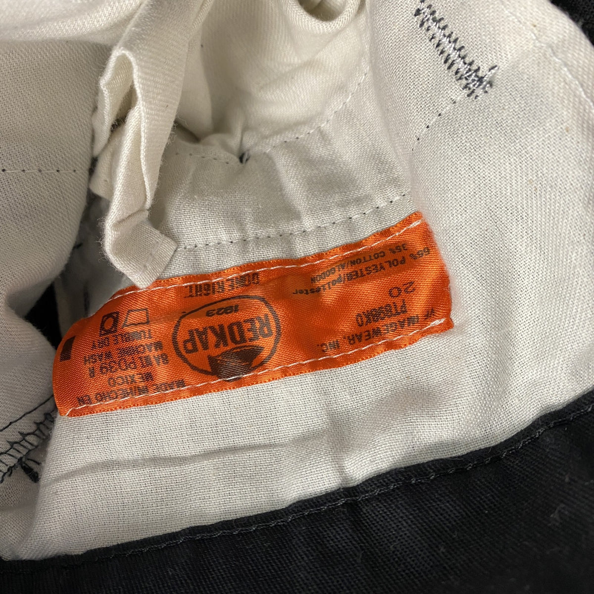 REDKAP　レッドキャップ　カーゴパンツ　ワークパンツ　黒　ブラック　W20サイズ　古着