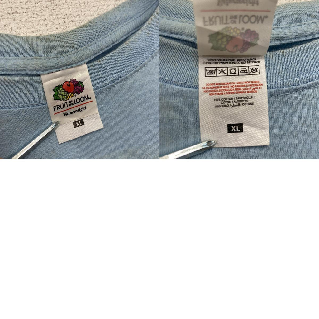 The Hangover　ハングオーバー　FRUIT OF THE LOOM　半袖Tシャツ　ライトブルー　XLサイズ　古着